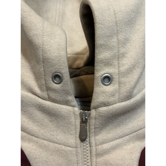 Brunello Cucinelli Wool Silk Cashmere Down Hooded Vest Size XL Maroon *READ* - Picture 13 of 16